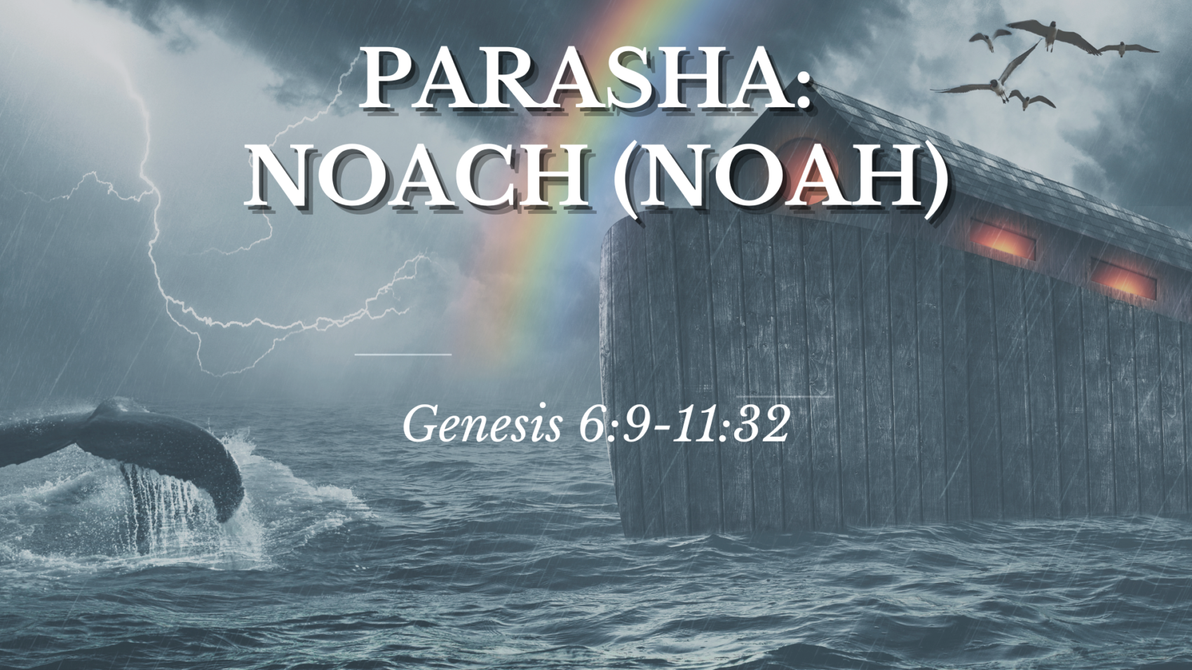 ENG- Parashá Noach cabecera (300 x 300 mm)