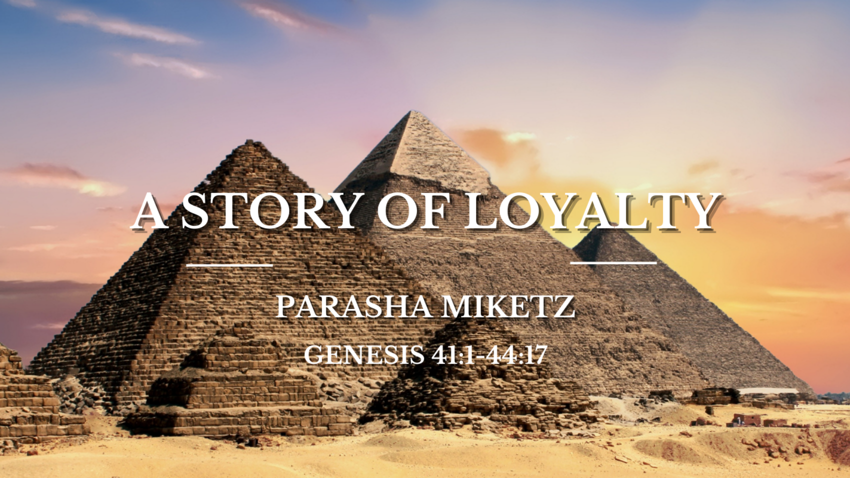 Parasha Miketz - Header 2